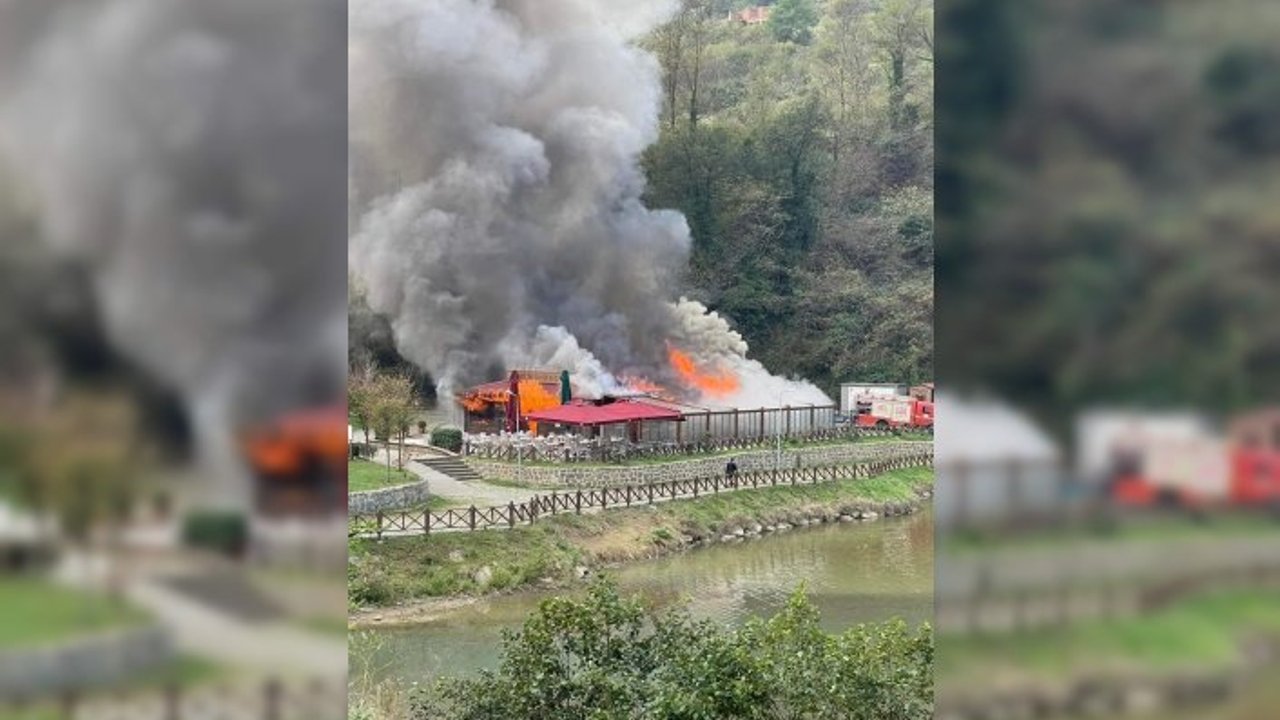 TRABZON BÜYÜKŞEHİR BELEDİYESİNDEN YANGIN AÇIKLAMASI GELDİ