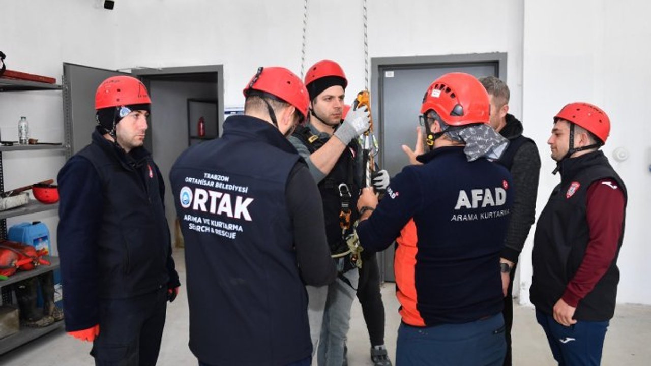 ORTAHİSAR BELEDİYESİ EKİPLERİ, AFETLERE KARŞI HAZIRLANIYOR