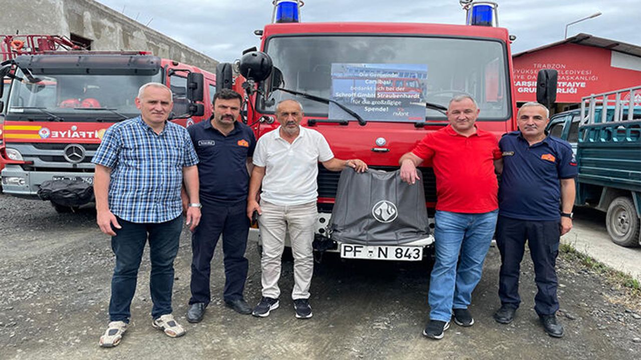DOĞDUĞU KÖYÜ UNUTMADI, İTFAİYE ARACI KAZANDIRDI