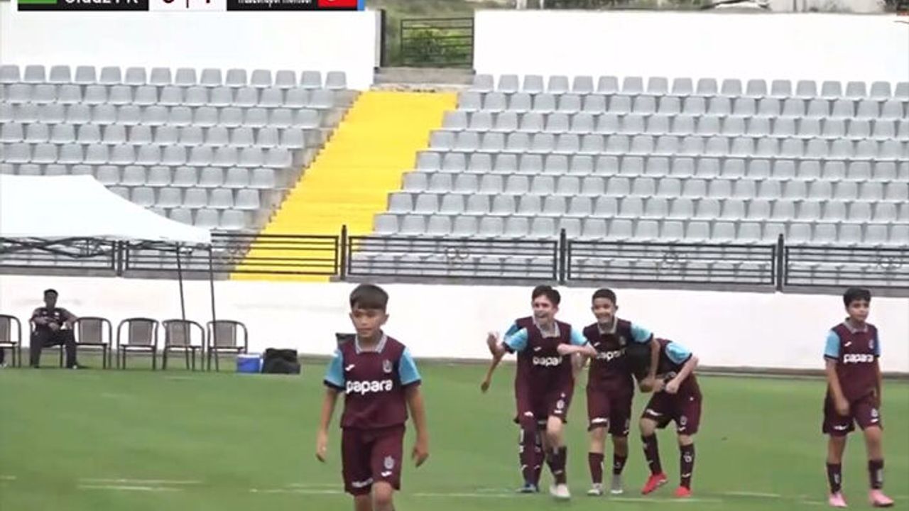 TRABZONSPOR U12 TAKIMI, ULDUZ CUP’A GALİBİYETLE BAŞLADI