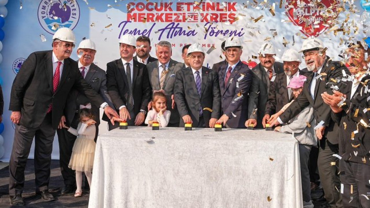 ÇOCUK ETKİNLİK MERKEZİ VE KREŞİN TEMELİ ATILDI