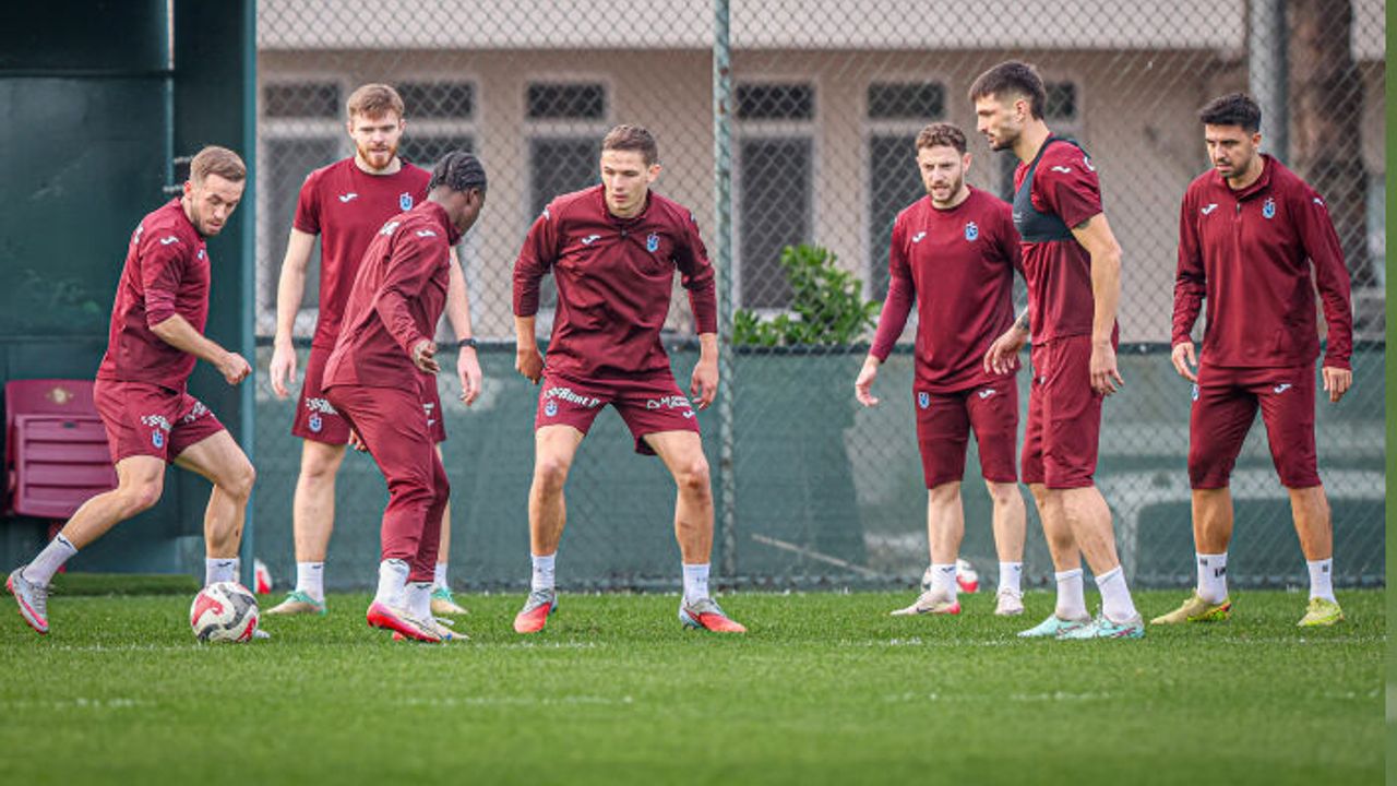 TRABZONSPOR ANTREMANDA  PAS ÇALIŞTI