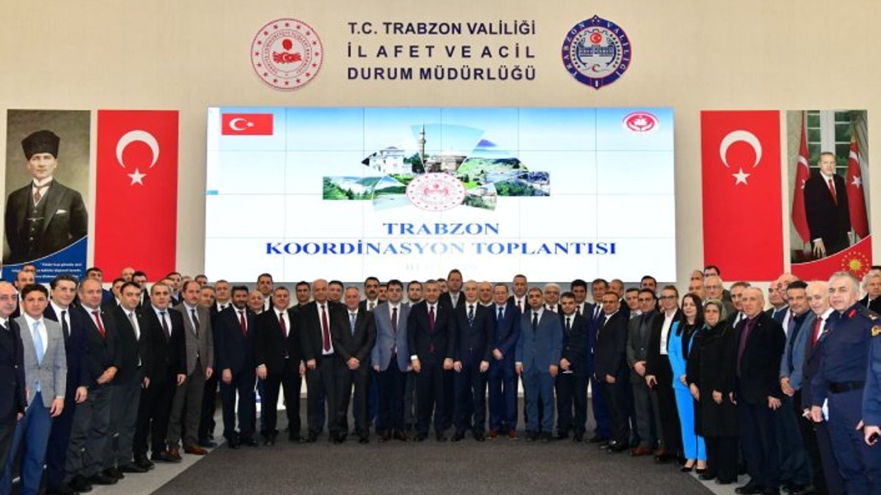TRABZON KOORDİNASYON TOPLANTISI GERÇEKLEŞTİ