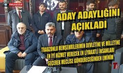 PROF. DR. SÜLEYMAN TÜREDİ MİLLETVEKİLİ ADAY ADAYLIĞINI AÇIKLADI