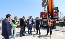 BAŞKAN GENÇ, REŞADİYE VİYADÜĞÜ'NDE İNCELEMELERDE BULUNDU