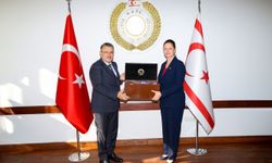 BAŞKAN GENÇ'TEN KKTC BAŞKONSOLOSU DEMİREL'E ZİYARET
