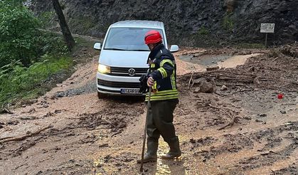 BÜYÜKŞEHİR İTFAİYESİ ARAKLI’DA YARDIMA KOŞTU
