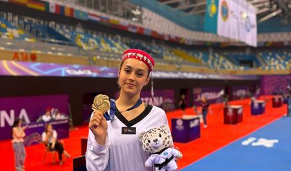BÜYÜKŞEHİR SPORCUSU AYBİKE GURURLANDIRDI
