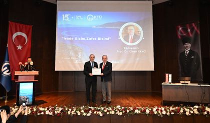 KTÜ’DE ”İRADE BİZİM, ZAFER BİZİM!” KONFERANSI DÜZENLENDİ