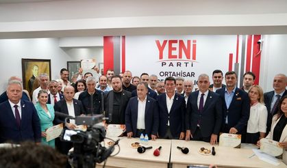 BAŞKAN AHMET KAYA VE 21 BELEDİYE MECLİS ÜYESİ  YENİ PARTİ’YE KATILDI