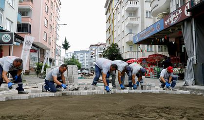 AKÇAABAT’IN YOLLARI ADIM ADIM YENİLENİYOR