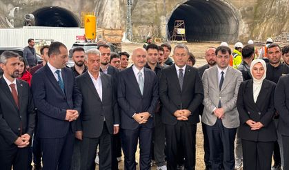 GÜNEY ÇEVRE YOLU'NDA İLK TÜNELDE IŞIK GÖRÜLDÜ