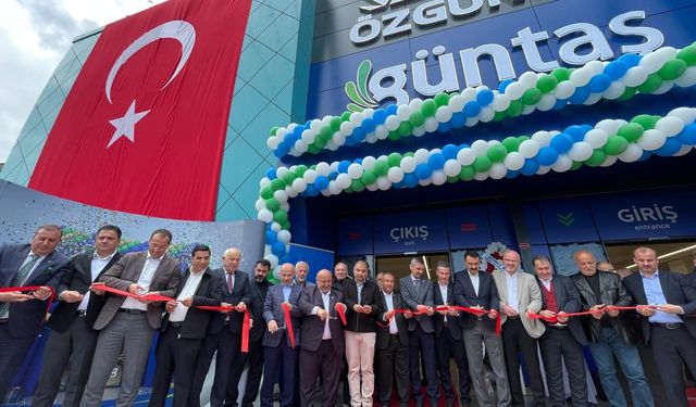 GÜNTAŞ MEGA AVM’NİN 16. ŞUBESİ  AÇILDI