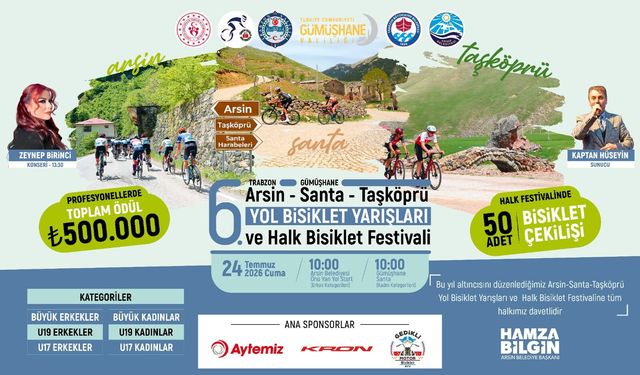 500 BİN LİRALIK YOL BİSİKLET YARIŞLARI GERÇEKLEŞTİRİLECEK