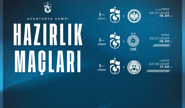 HAZIRLIK MAÇI PROGRAMI BELLİ OLDU