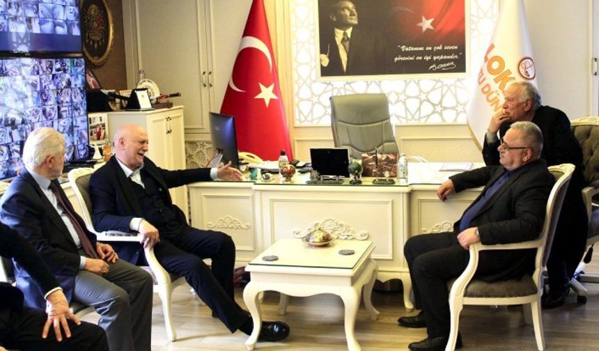 TZOB GENEL BAŞKANI ŞEMSİ BAYRAKTAR’DAN LOKMA TATLI DÜNYASI’NA ZİYARET