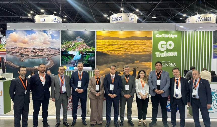 TRABZON, ALMATI’DAKİ KITF FUARINDA YOĞUN İLGİ GÖRDÜ