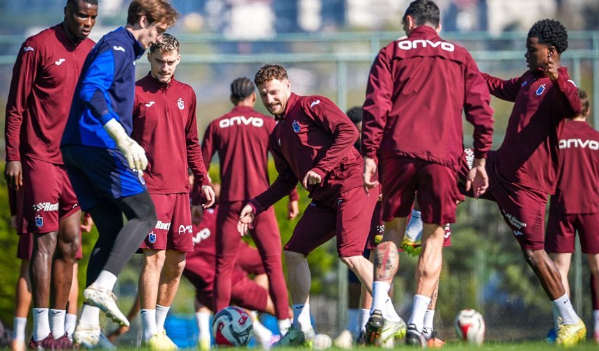 TRABZONSPOR KUPA MAÇI İÇİN TAKTİK ÇALIŞTI