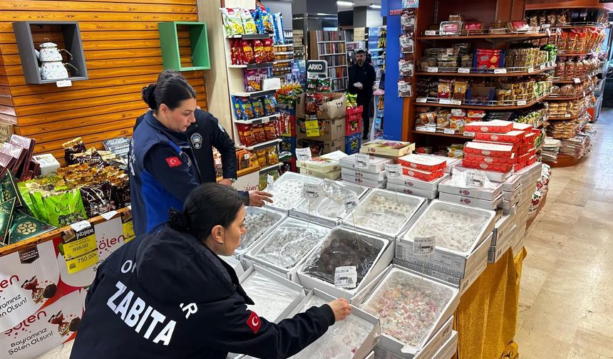ORTAHİSAR BELEDİYESİ ZABITA EKİPLERİNDEN BAYRAM ÖNCESİ YOĞUN DENETİM
