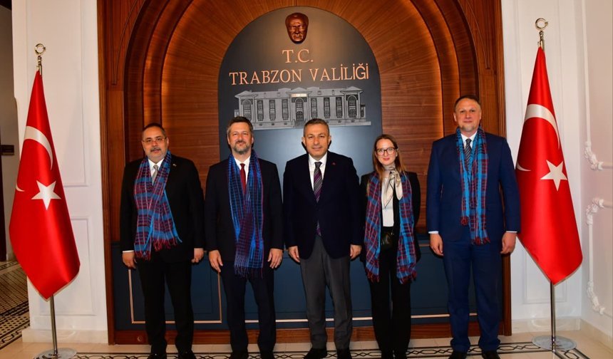 MACARİSTAN HEYETİ TRABZON VALİSİNİ ZİYARET ETTİ