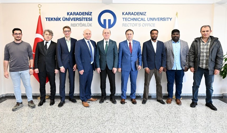 CHEMNİTZ TEKNİK ÜNİVERSİTESİ HEYETİ'NDEN KTÜ’YE PROJE ZİYARETİ