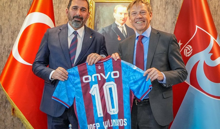 TRABZONSPOR KULÜBÜNE,HOLLANDA BÜYÜKELÇİSİ JOEP WİJNANDS’TAN ZİYARET