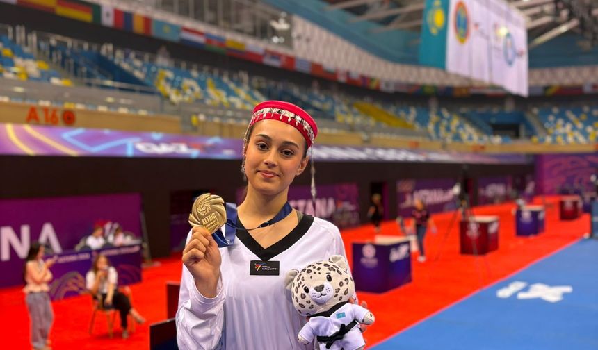 BÜYÜKŞEHİR SPORCUSU AYBİKE GURURLANDIRDI