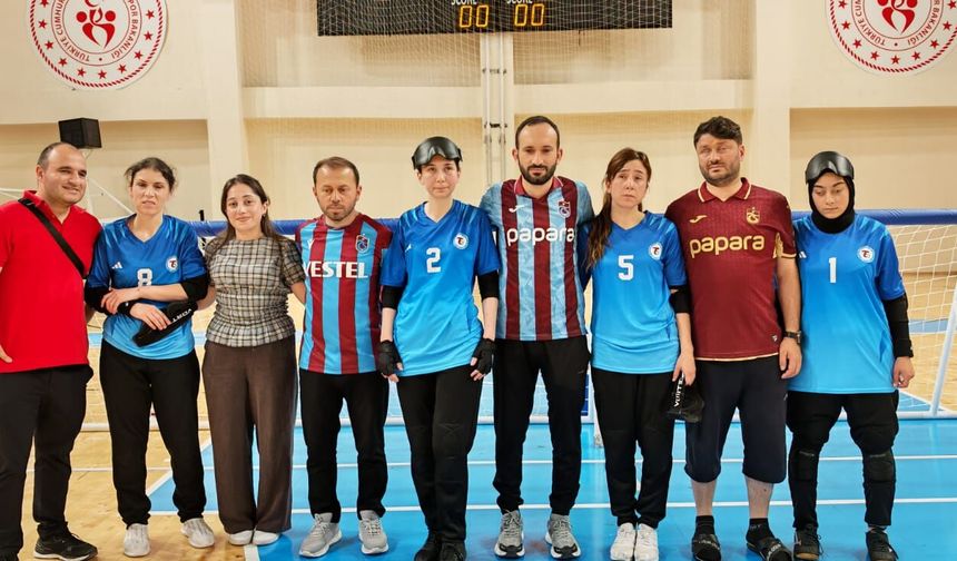 TRABZON'DA İLK KEZ KADINLAR GOALBALL LİGİ'NDE TEMSİL EDİYORLAR