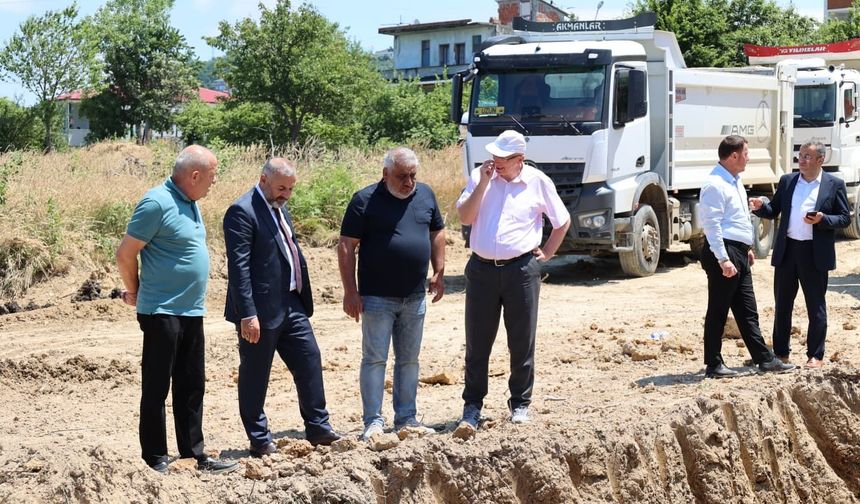 16 DERSLİKLİ İLKOKUL İÇİN ÇALIŞMALAR BAŞLADI