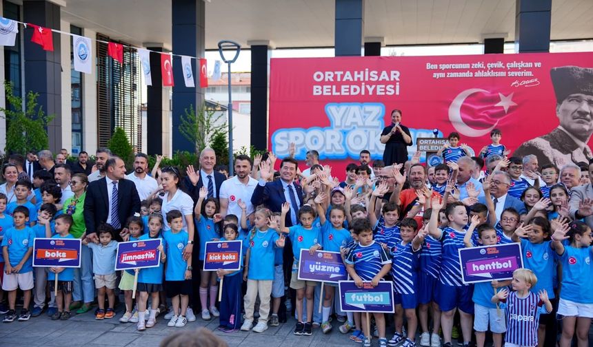 ORTAHİSAR’DA 461 ÖĞRENCİ, YAZ TATİLİNİ SPORLA İÇ İÇE GEÇİRD