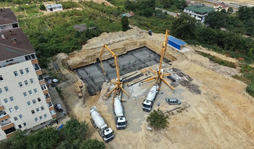 ARSİN’DE İLKOKUL TEMELİ ATILDI