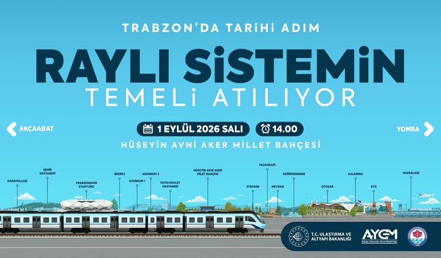 RAYLI SİTEMİN TEMELİ AVNİ AKER'DE ATILACAK