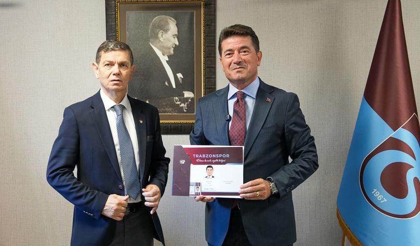 BAŞKAN KAYA, TRABZONSPOR DİVAN KURULU ÜYESİ OLDU