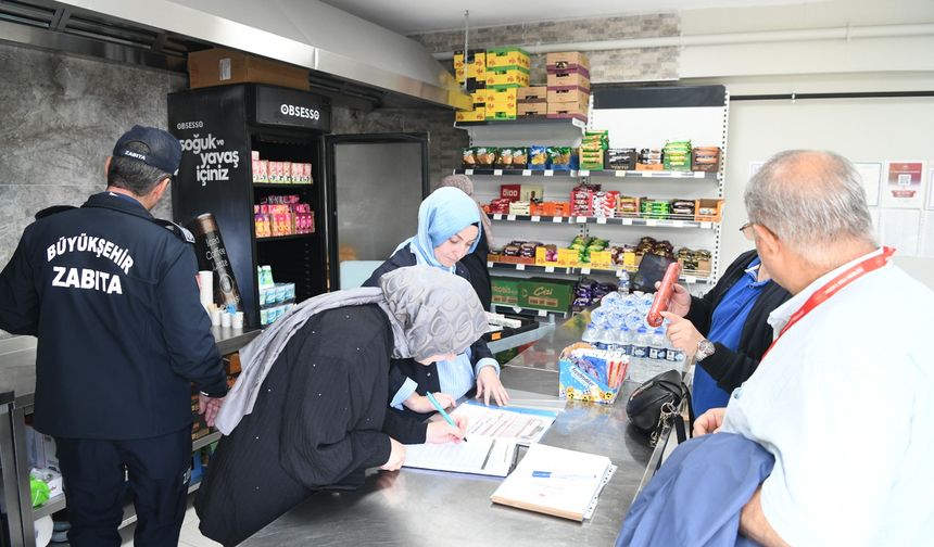 BÜYÜKŞEHİR’DEN OKUL KANTİNLERİNE DENETİM