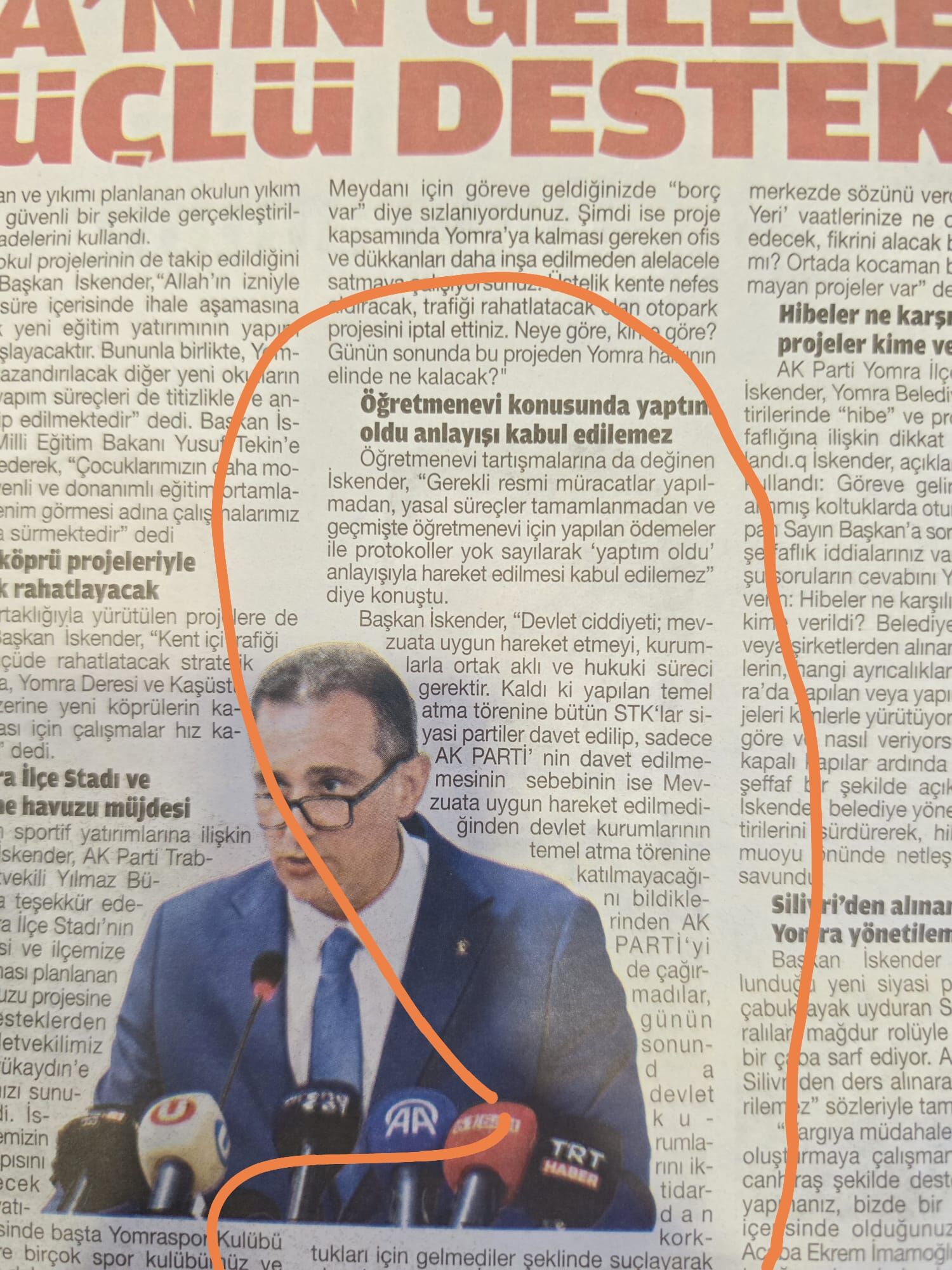 DEVLET KURUMLARI PARTİ İLÇE BAŞKANINA GÖRE Mİ HAREKET EDİYOR?