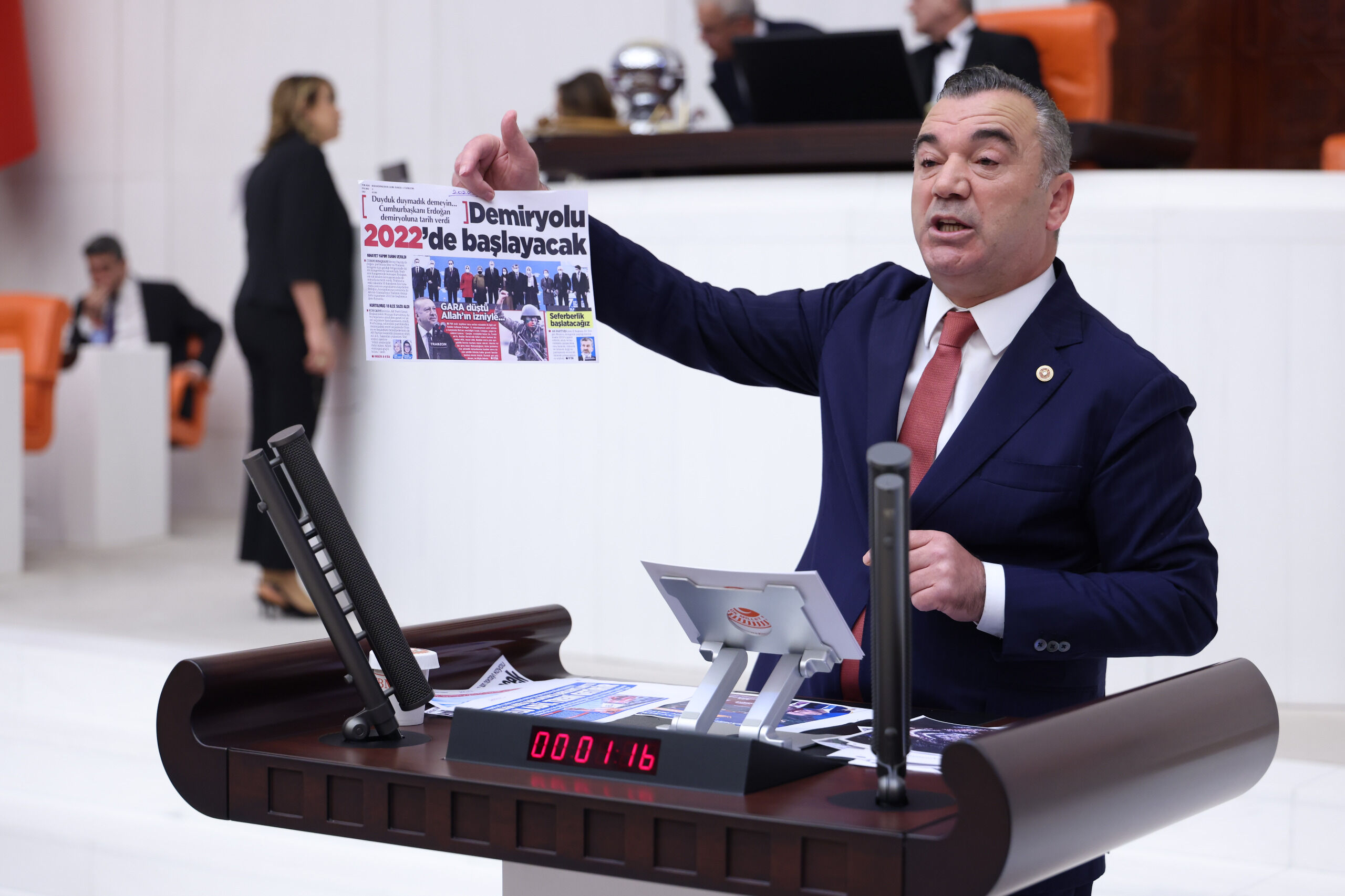 DEMİR YOLU SORUNUNU GÜNDEME TAŞIDI