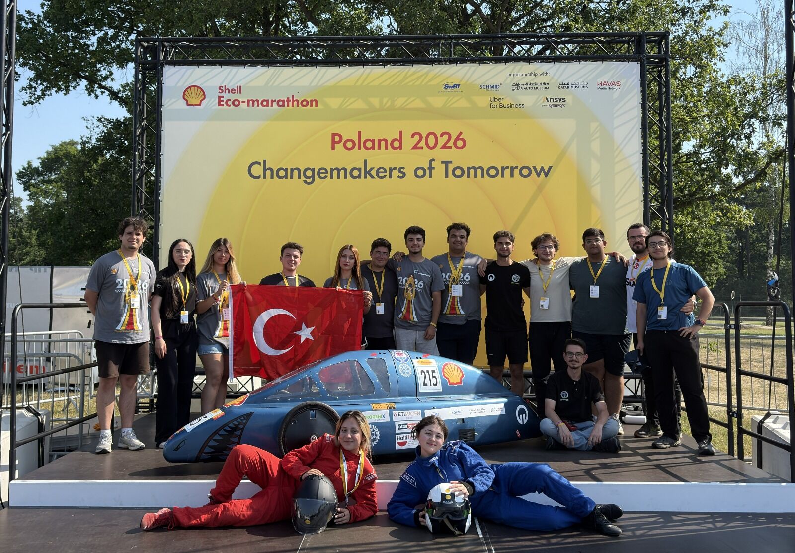 SHELL ECO-MARATHON’A KTÜ DAMGASI