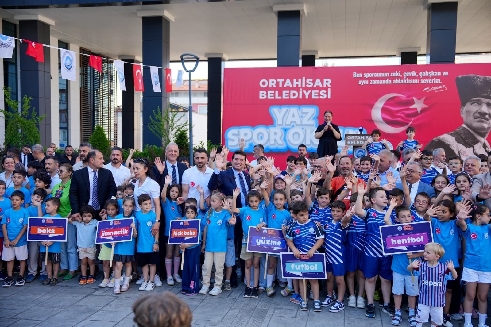 ORTAHİSAR’DA 461 ÖĞRENCİ, YAZ TATİLİNİ SPORLA İÇ İÇE GEÇİRD