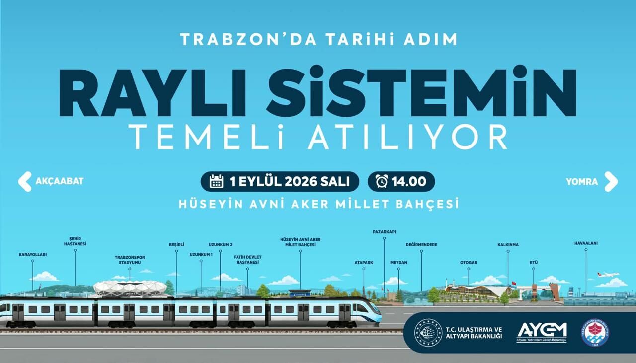 RAYLI SİTEMİN TEMELİ AVNİ AKER'DE ATILACAK