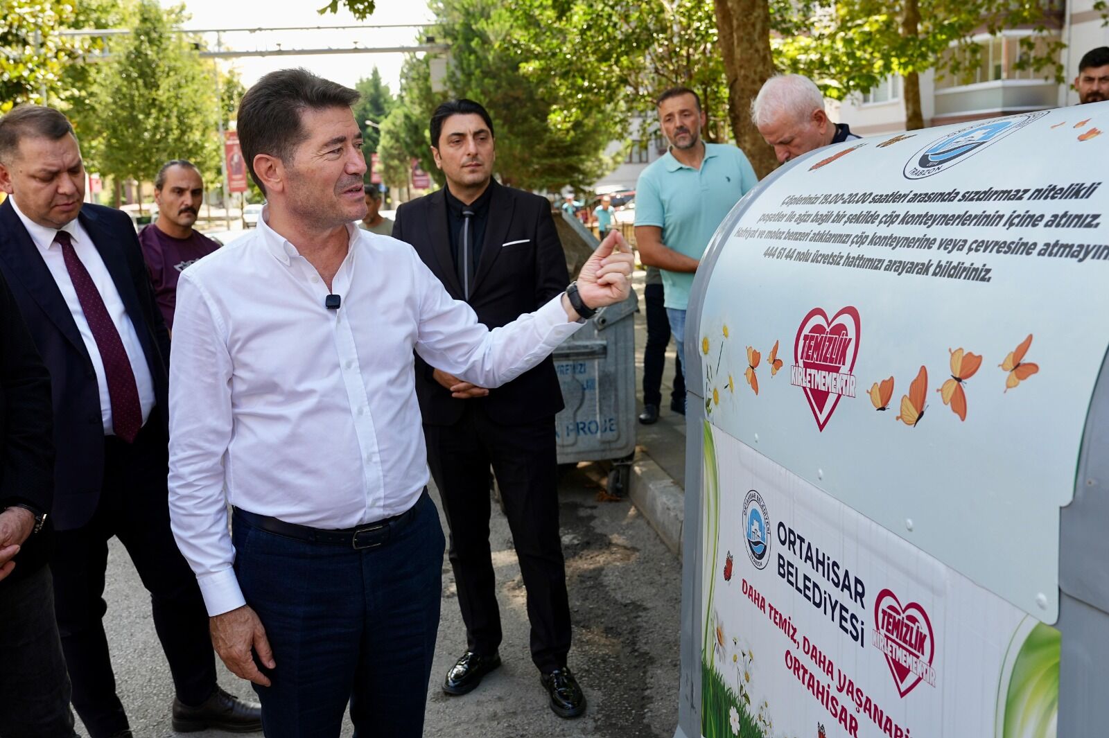 ORTAHİSAR’DA ÇÖP KONTEYNERLERİ, MODERN SİSTEM İLE YENİLENİYOR