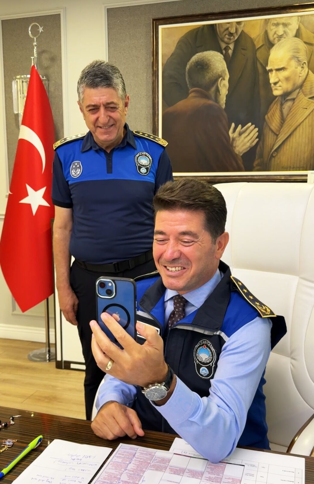 BAŞKAN KAYA, EMEKLİ ZABITA MEMURUNA SÜRPRİZ YAPT