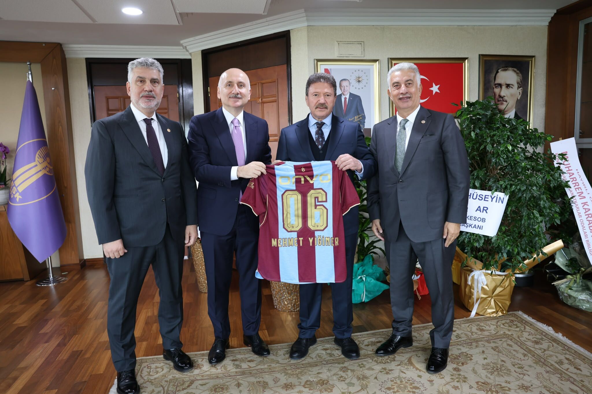TRABZON HEYETİNDEN TESK BAŞKANINA ZİYARET